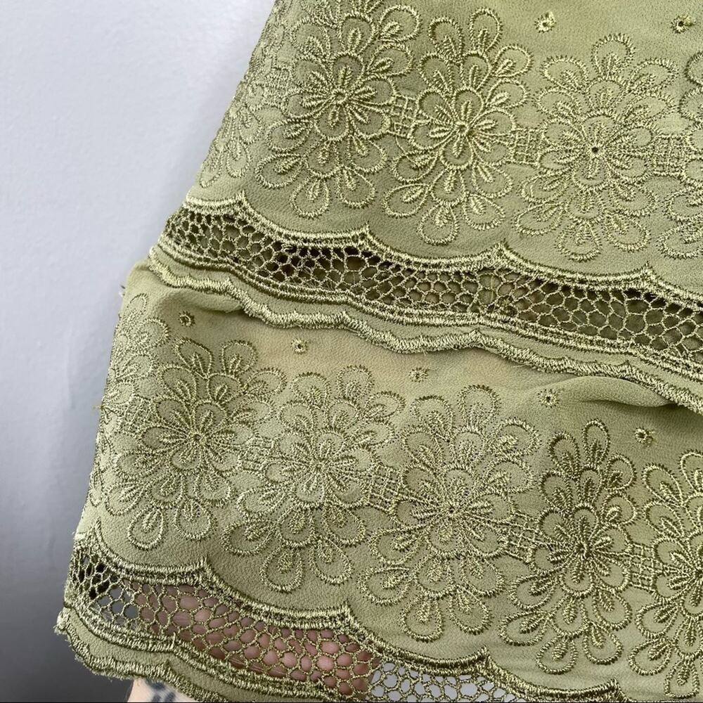SILVIAN HEACH Dress Womens Size XS Fairy Earthy Goblin Ruffle Lace Whimsical - Picture 5 of 10
